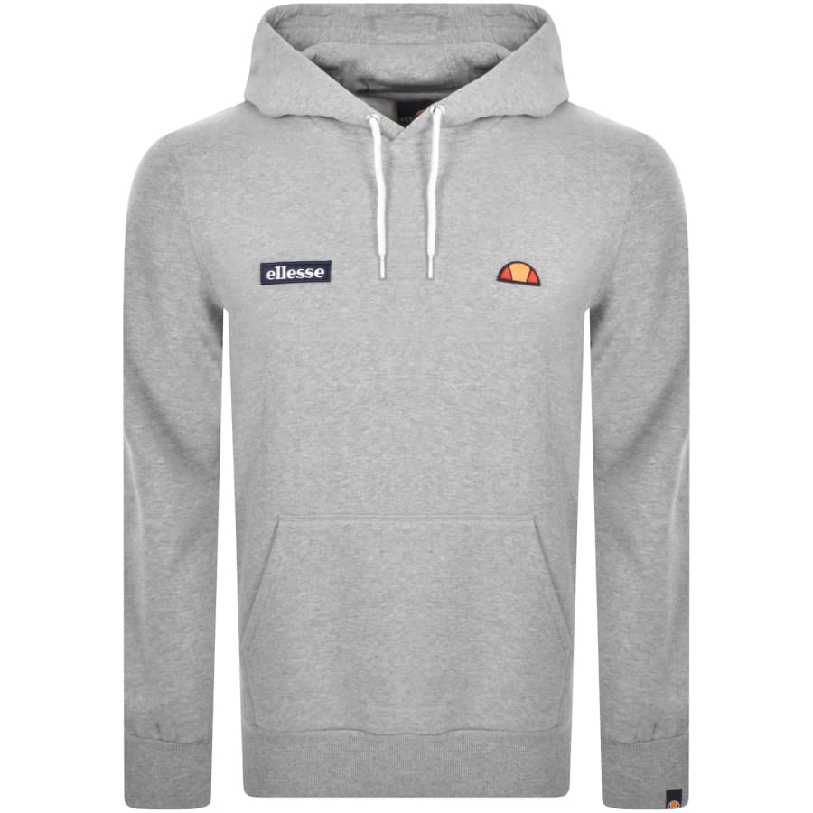 Ellesse Traccota Hooded Logo Tracksuit Grey